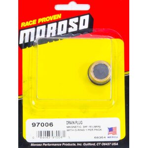 Moroso - 97006 - Magnetic Drain Plug - 3/4-16