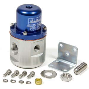 Edelbrock - 174132 - Fuel Pressure Regulator Bypass Style 160GPH Blue