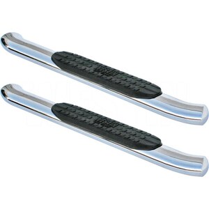 Westin - 21-24180 - PRO TRAXX 4in Oval Nerf Step Bars Polished