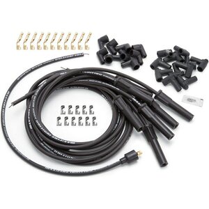Edelbrock - 22700 - Max Fire Plug Wire Set w/Str Flex Boots Black