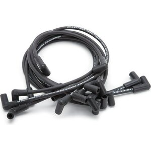 Edelbrock - 22702 - Max Fire Plug Wire Set SBC w/HEI 90 Deg Black
