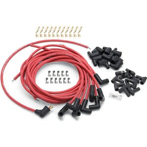 Edelbrock - 22711 - Max Fire Plug Wire Set w/HEI 90 Degree Red