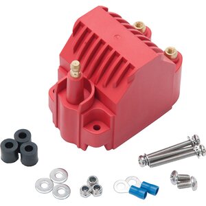 Edelbrock - 22742 - Max-Fire Ignition Coil Universal Dome Style Red