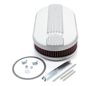 Edelbrock - 41159 - Air Cleaner Kit Classic Finned Small Oval