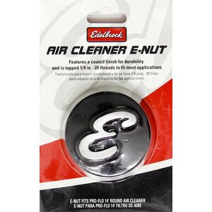 Edelbrock - 4271 - Nut - Air Cleaner 2-1/8 Dia. Black Anodiized