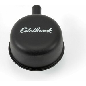Edelbrock - 4413 - Round Cap w/Nipple Black