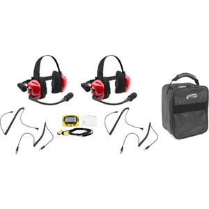 Rugged Radios - H80-FAN - Headset Track Talk Red Linkable Intercom Fan