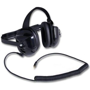 Rugged Radios - H40-BLK-2 - Headset Listin Only Blk Behind the Head