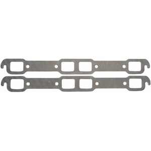 Edelbrock - 7226 - Exhaust Gasket Set - BBM  - 1.840 x 1.330 in Rectangular Port - Steel Core Laminate - Mopar B / RB-Series