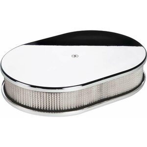 Billet Specialties - 15329 - Small Oval Air Cleaner Plain