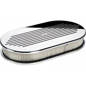 Billet Specialties - 15420 - Large Oval Ball Milled Air Cleaner