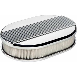 Billet Specialties - 15630 - Small Ribbed Oval Air Cleaner