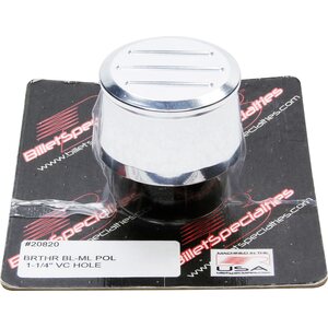 Billet Specialties - 20820 - Polished Breather Ball Milled