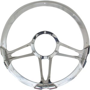 Billet Specialties - 29315 - 14in Monaco Steering Wheel Half Wrap