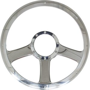 Billet Specialties - 30976 - 14in Anthem Steering Wheel Half Wrap