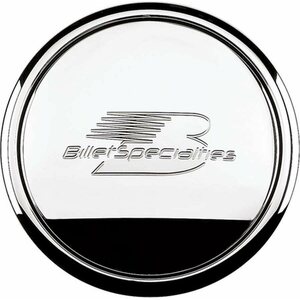 Billet Specialties - 32620 - Polished Horn Button Billet Logo