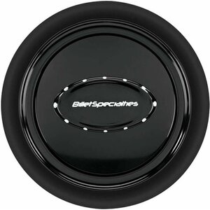 Billet Specialties - 32729 - Horn Button Smooth Black Anodized