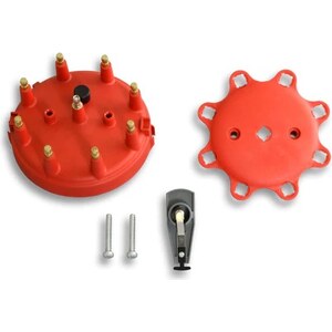 Pertronix Ignition - D4021 - Ford TFI Distr Cap & Rotor Kit - Red