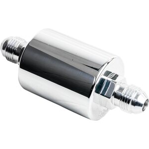 Billet Specialties - 42230 - In Line Fuel Filter -6AN Ends Polished