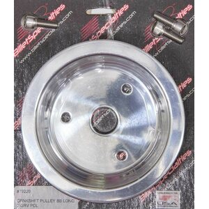 Billet Specialties - 79220 - BBC 2 GRV Crank Pulley LWP Polished
