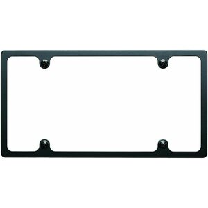 Billet Specialties - BLK55020 - License Plate Frame Slim Line Black