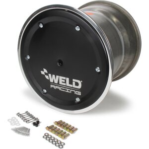 Weld Racing - 559-5405BC-6 - 15x14 Wide  5 XL 5in BS w/Black Cover No-Loc