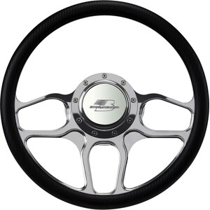Billet Specialties - 30102 - Steering Wheel 1/2 Wrap Win Lite