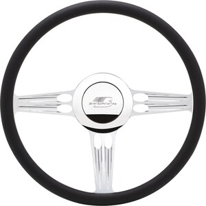 Billet Specialties - 34120 - Steering Wheel Half Wrap 15.5in Hollowpoint