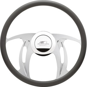 Billet Specialties - 34123 - Steering Wheel Half Wrap 15.5in Hurricane