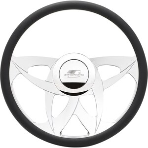 Billet Specialties - 34152 - Steering Wheel Half Wrap 15.5in Twinspin