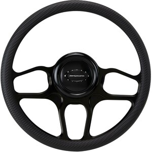 Billet Specialties - BLK30102 - Steering Wheel 1/2 Wrap Win Lite Black
