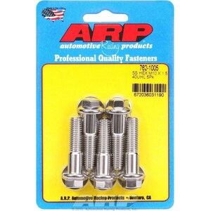 ARP - 762-1005 - 10mm x1.50x40 SS Hex Bolt Kit 5pk