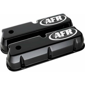 AFR - 6715 - SBF Tall Alum Valve Cvr Black w/AFR Logo