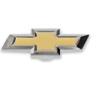 Proform - 141-336 - Large Chevy Bowtie Air Cleaner Nut Chrome/Gold