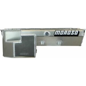 Moroso - 20485 - Oil Pan BBC Gen IV W/S W/Div. Tray 8in