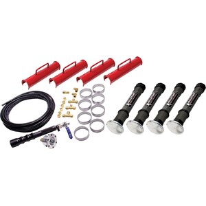 Allstar Performance - 11301 - Air Jacks Complete Kit 4pcs 15.25in w/Dirt Foot