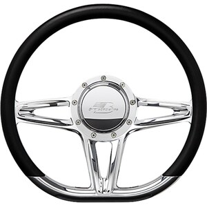 Billet Specialties - 29441 - Steering Wheel 14in D-Shape Victory Polished