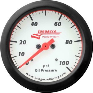 Longacre - 52-46900 - Gauge Sportsman Oil Pressure 0-100psi