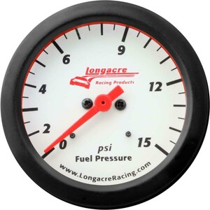 Longacre - 52-46901 - Gauge Sportsman Fuel Pressure 0-15psi