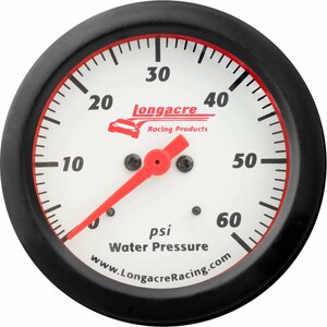 Longacre - 52-46904 - Gauge Sportsman Water Pressure 0-60psi