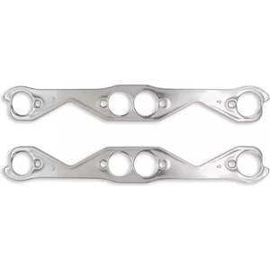 Patriot Exhaust - 66011 - Header Gaskets Seal-4-Good SBC Round Port 1.5 - Seal-4-Good - 1.500 in Round Port - Multi-Layered Aluminum - Small Block Chevy