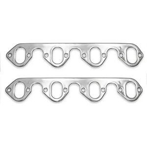 Patriot Exhaust - 66035 - Header Gaskets Seal-4-Good BBF 429-460 Oval Port - Seal-4-Good - 2.125 x 1.125 in Oval Port - Multi-Layered Aluminum - Big Block Ford