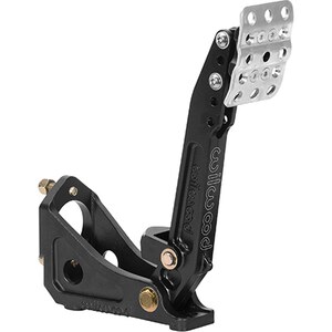 Wilwood - 340-16378 - Clutch/Brake Pedal Adj Floor Mnt Single M/C