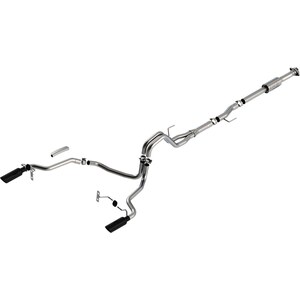 Borla - 140864BC - 21-   Ford F150 2.7/3.5L Cat Back Exhaust System