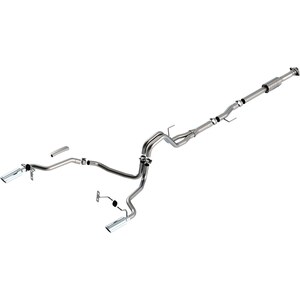 Borla - 140864 - 21-   Ford F150 2.7/3.5L Cat Back Exhaust System