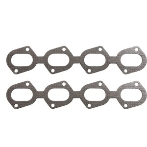 Cometic - C15566HT - Exhaust Header Gasket Set Ford 4.6L/5.4L 4V - 1.339 x 2.323 in Oval Port - Steel Core Laminate - Ford Modular