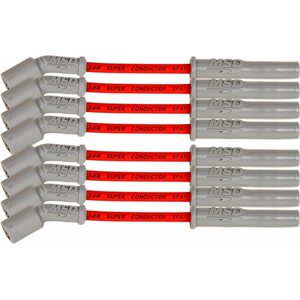 MSD - 33829 - Plug Wire Set - Red GM LT1 2014-Up