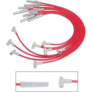 MSD - 35379 - 8.5MM Spark Plug Wire Set - Red