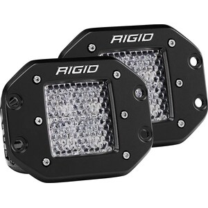 Rigid Industries - 212513 - LED Light D-Series Pro Diffused Flush Mount Pr.