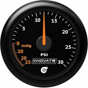Innovate - 39080 - MTX 30psi Vacuum/Boost Gauge Kit W/Black Dial